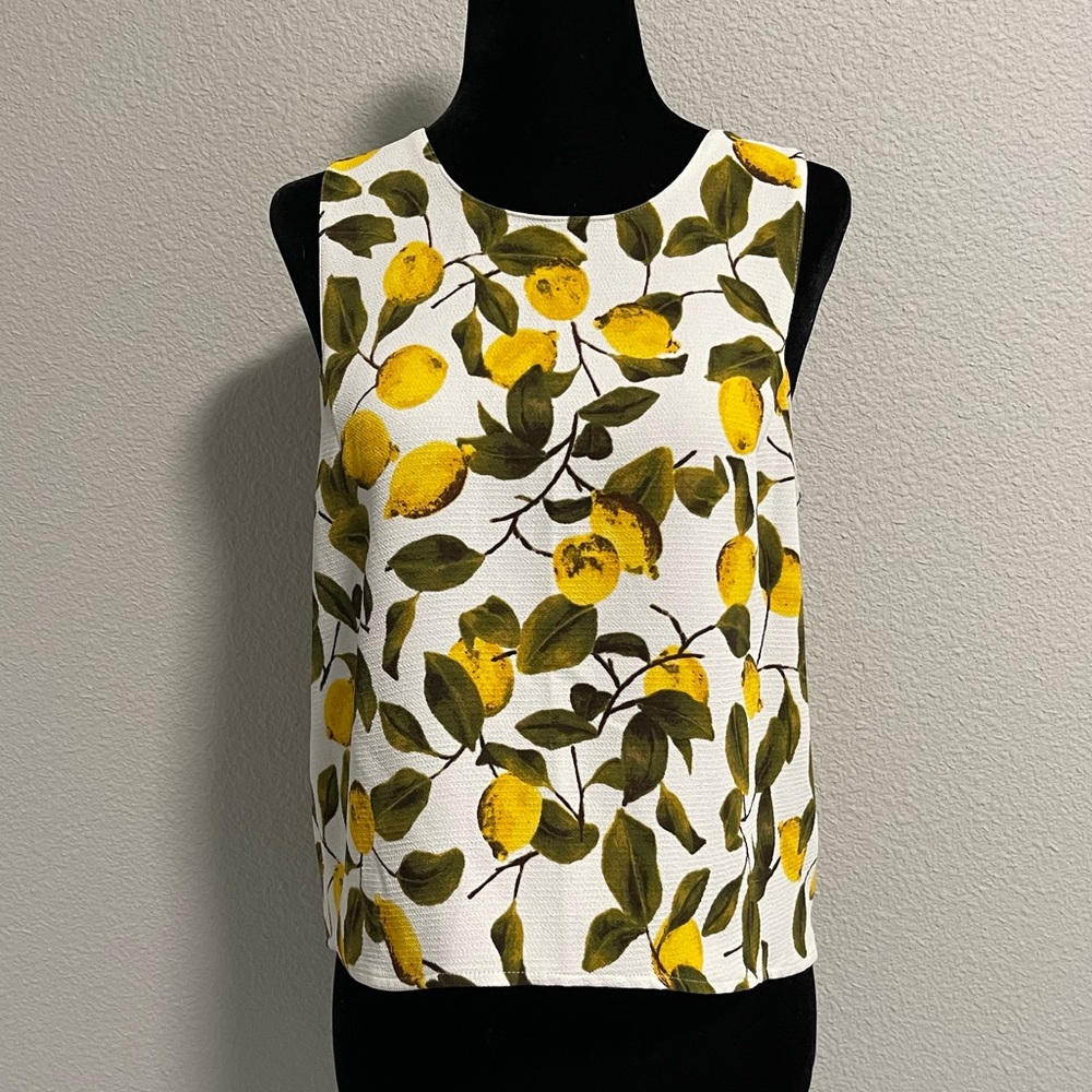 Zara | Lemon Sleeveless Top